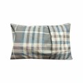Disc-O-Bed Pillow, Ocean Plaid/Grey 50208